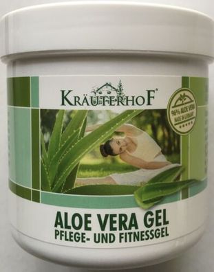 Kräuterhof Aloe Vera Gel - Pflege- und Fitnessgel - 250 ml