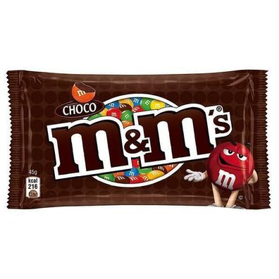 M&M's Choco Schokolade, Kugeln, 24x45 g Beutel