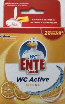 WC Ente Active Citrus 2 Nachfüller, 2x40 gr