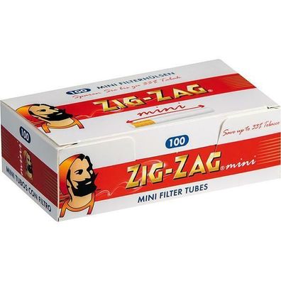 ZIG ZAG Mini Filterhülsen, Tubes Filter Hülsen 5x100er Packungen