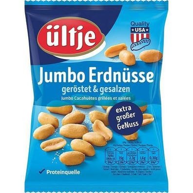 Ültje Jumbo Erdnüsse gesalzen, 12x200 g Bt.