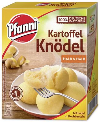 Pfanni Kartoffel Knödel Halb & Halb KB 200g Packung, 9er Pack ( 9x200g )