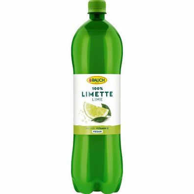 Rauch Culinary Limette Saft 6x1,00 L Flasche Einweg-Pfand