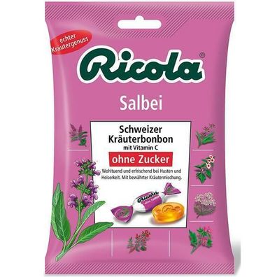 Ricola Salbei ohne Zucker 18x75 g Bt.