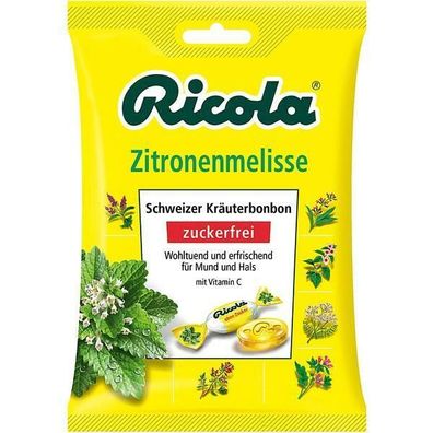 Ricola Zitronenmelisse ohne Zucker 18x75 g Bt.