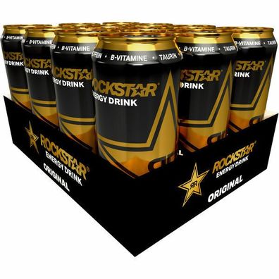 Rockstar Energy Drink Original 12x 0,5l Einweg- Pfand