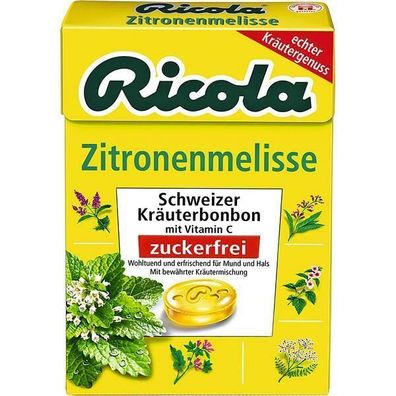 Ricola Zitronenmelisse ohne Zucker 20x50 g Bx.