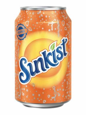 Sunkist DE ORANGE 330 ml Dose, 12er Pack (12x0,33 L) EINWEG PFAND