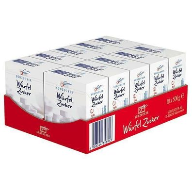 Südzucker Würfel Raffinade 10x500 g Packung