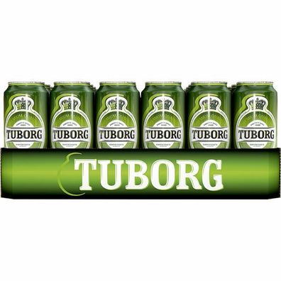Tuborg Pilsener 4,9% Vol. 0,5 L Dose, 24er Pack (24x0,5L) Einweg-Pfand