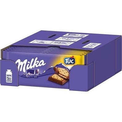 Milka Alpenmilch Schokolade & TUC Cracker 18 x 87g