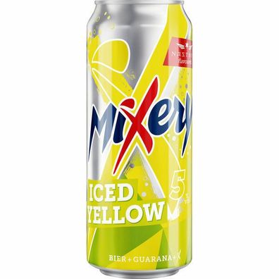 Mixery iced yellow 5% vol. 0,5L Dose, 24er Pack (24x0.50 L) EINWEG Pfand