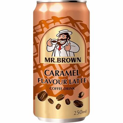 Mr. Brown Caramel Latte 24x0.25 L Dose Einweg Pfand