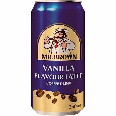 Mr. Brown Vanilla 24x0,25 L Dose Einweg Pfand