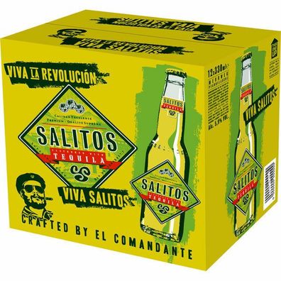 Salitos Tequila 5,9 % Vol. 0,33 L Flasche, 12er Pack (12x0,33 L) Mehrweg-pfand