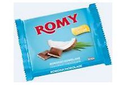 Romy Sommer-Edition Milchschokolade mit Kokoscreme Füllung 200g Packung 18er