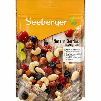 Seeberger Nuts´n Berries 12x150 g Bt.