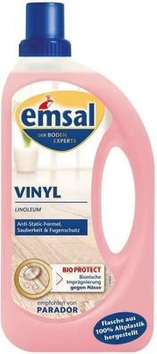 Emsal Vinyl Boden-Pflege Kunststoffboden Linoleum Schonend Aufquellschutz 1 L