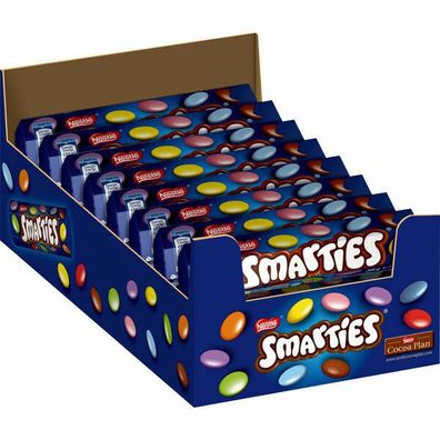 Nestle Smarties Rollen Hexagon, Schokolinsen, 24x38 g Rl.