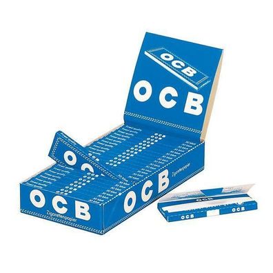 OCB BLAU Drehpapier im Display 25 x 50 Blatt