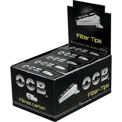 OCB Premium 25 x 50 Filter Tips | 1 Box Tips perforiert | Drehfilter 25x50 Bl Pg