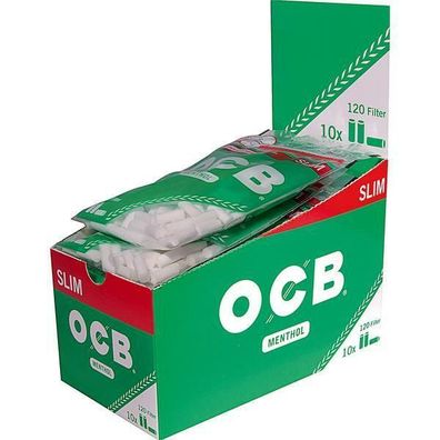 OCB Slim Zigarettenfilter 10 Beutel à 120 Drehfilter