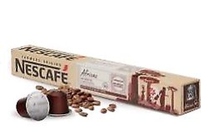 Nescafé Farmers Origins Africas Ristretto Kaffee 10Kapseln 55g Packung 12er Pack
