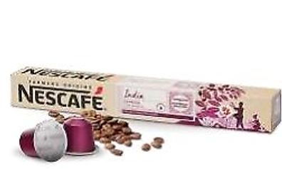 Nescafé Farmers Origins India Espresso Kaffee 10 Kapseln 53g Packung 12er Pack