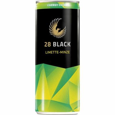 28 Black Limette-Minze 24x0,250 L Dose EINWEG Pfand