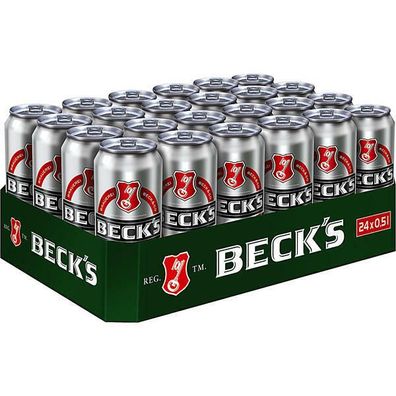 Beck's Pils 4,9 % Vol. 0,50 L Dose, 24er Pack (24x0,50 L) Einweg-Pfand