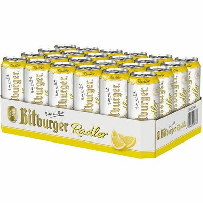 Bitburger Radler Vol. 2,5 % 0,50 L Dose, 24er Pack (24x0,50 L) Einweg-Pfand