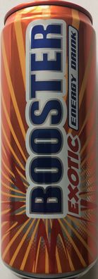 Booster ENERGY DRINK EXOTIC 24X0,33l inkl.6€ PFAND Energydrink !
