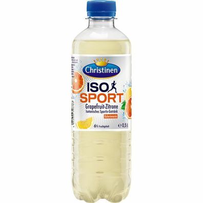 Christinen Iso Sport Isotonischer Grapefruit-Zitrone 24x0.50 L Flasche