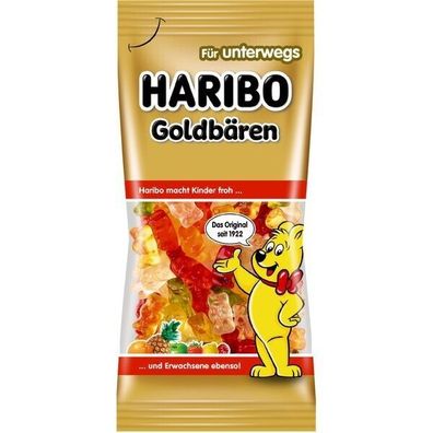 Haribo Goldbären Fruchtgummi 12x75 g Beutel