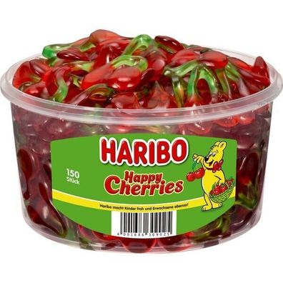 Haribo Happy Cherries Fruchtgummi Doppelkirschen 1x150 Stück