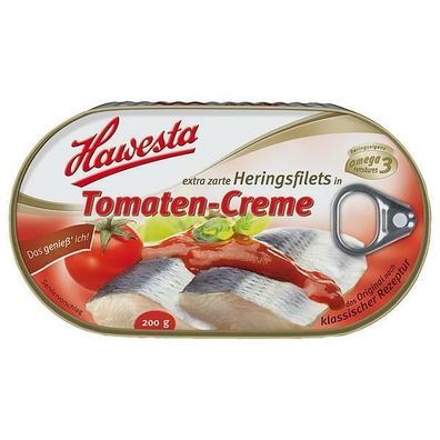 Hawesta Heringsfilets Tomatencreme 10x200g Ds.