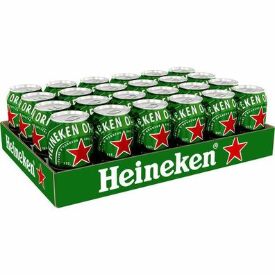 Heineken Bier 5 % Vol. 0,33 L Dose, 24er Pack (24x0,33L) Einweg-Pfand