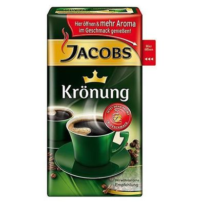 Jacobs Krönung Original Gemahlen gemahlener Röstkaffee Filterkaffee 1x500g Pg