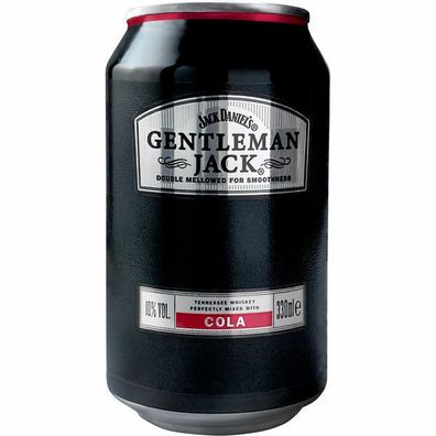 Jack Daniel´s Gentleman Jack&Cola 10%vol. 0,33L, 12erPack (12x0,33L) EinwegPfand