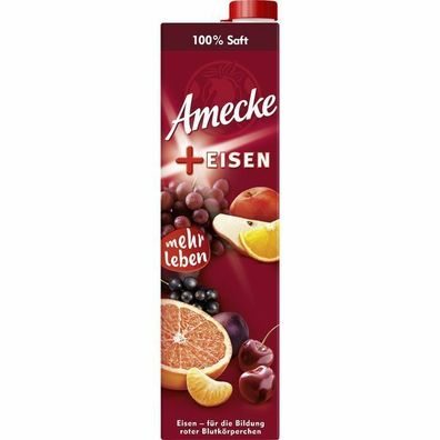 Amecke + Eisen Saft 6x1,00 L Packung