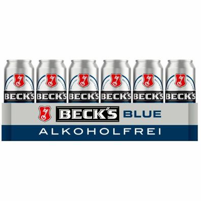 Beck's Blue Schankbier AlcoholFree 0,50L Dose, 24er Pack (24x0,50L) Einweg-Pfand