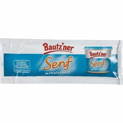 Bautzner Senf mittelscharf 200x10 ml Beutel
