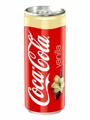 COKE Vanilla 250 ml Dose, 24er Pack (24x0,25 L) EINWEG PFAND