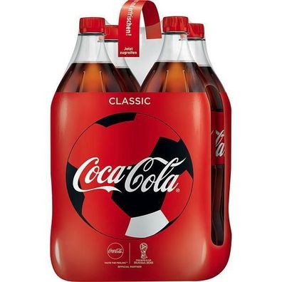 Cola-Cola Original Getränk 4x1.50l Fl. Einweg-Pfand