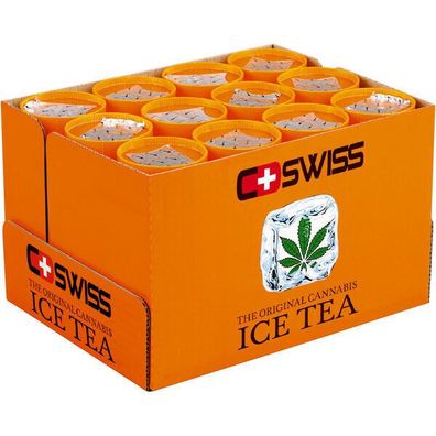 CSWISS Cannabis Eistee 250ML Dose, 12er Pack (12x0.25L)
