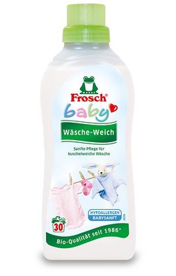 Frosch Baby Wäsche-Weich Hypoallgergen Babysanft bio 750ml Flasche
