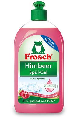 Frosch Himbeer Spül-Gel 500 ml Geschirrspülmittel Handspülmittel ph hautneutral