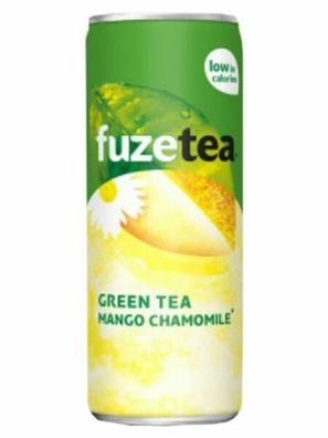 Fuzetea Green Tea Mango Chamomile (24 x 0,25 Liter Dosen)