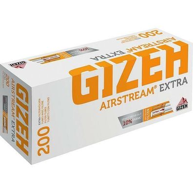 GIZEH Airstream EXTRA Filterhülsen Zigarettenhülsen Hülsen 5x200er Pg.