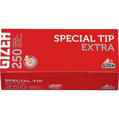 Gizeh Special Tip Extra Filterhülsen Hülsen Zigarettenhülsen 4x250er Pg.
